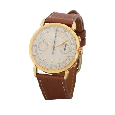 Patek Philippe Chronograph 1579 36mm Yellow gold Silver 3