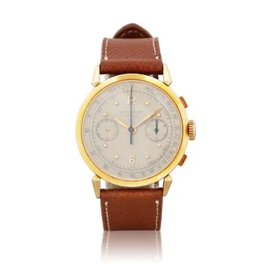 Patek Philippe Chronograph 1579 36mm Yellow gold Silver