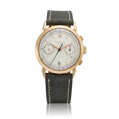 Patek Philippe Chronograph 1579 36mm Rose gold Silver