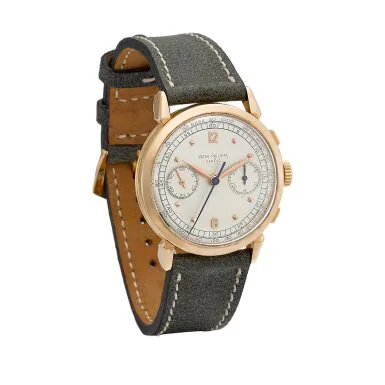 Patek Philippe Chronograph 1579 36mm Rose gold Silver 2