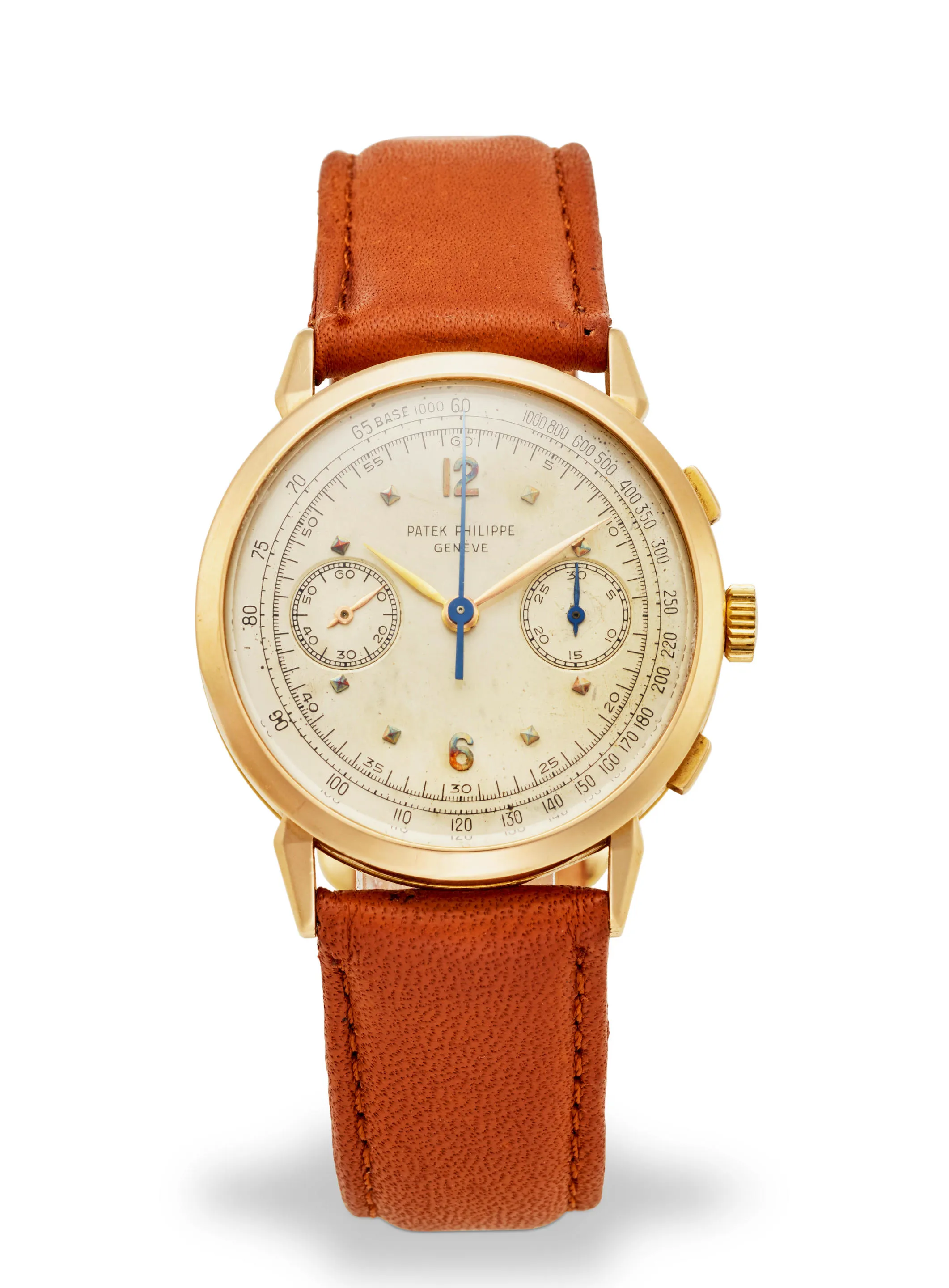 Patek Philippe Chronograph 1579 36mm Rose gold Silver