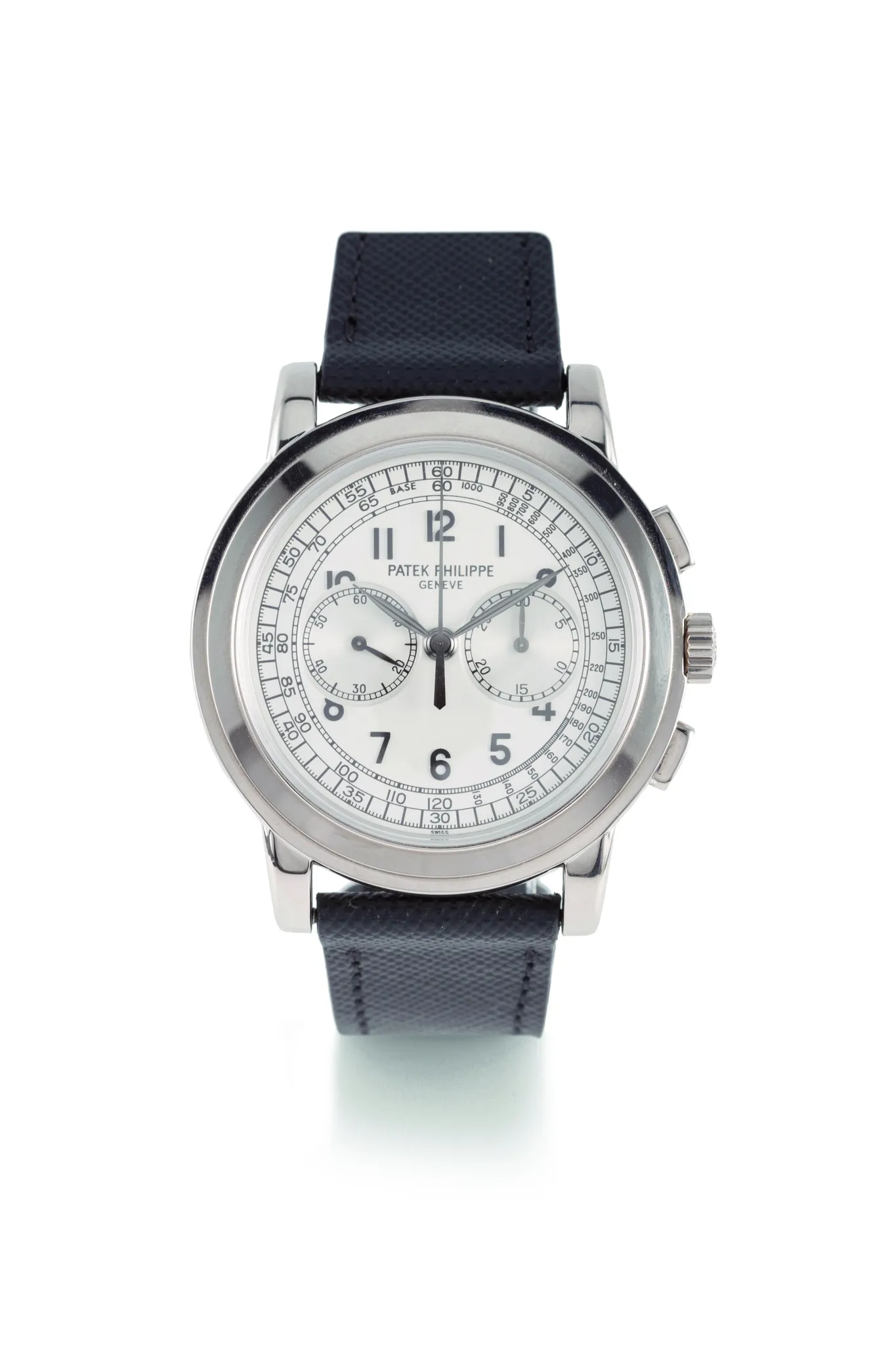 Patek Philippe Chronograph 5070 G 42mm White gold Silver