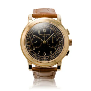 Patek Philippe Chronograph 5070 J 42mm Yellow gold Black