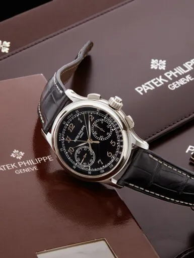 Patek Philippe Split-Seconds Chronograph 5370P-001 41mm Platinum Black 6