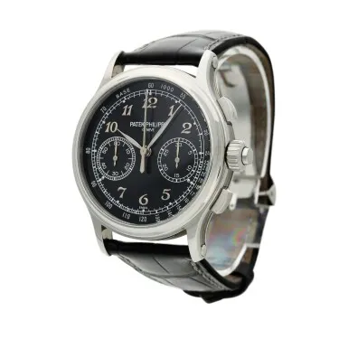 Patek Philippe Split-Seconds Chronograph 5370P-001 41mm Platinum Black 8