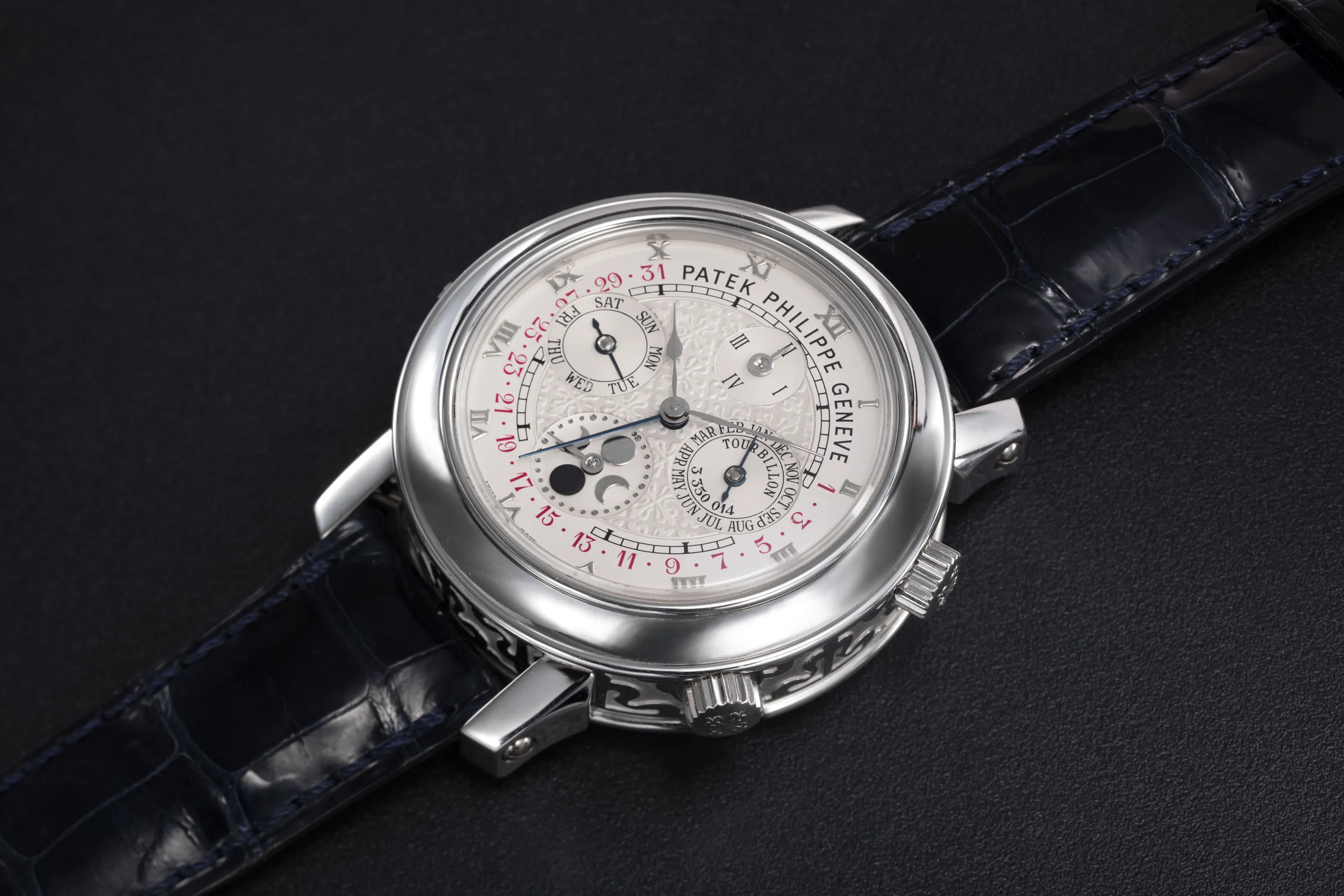 Patek Philippe Sky Moon Tourbillon 5002P-001 43mm Platinum Silver