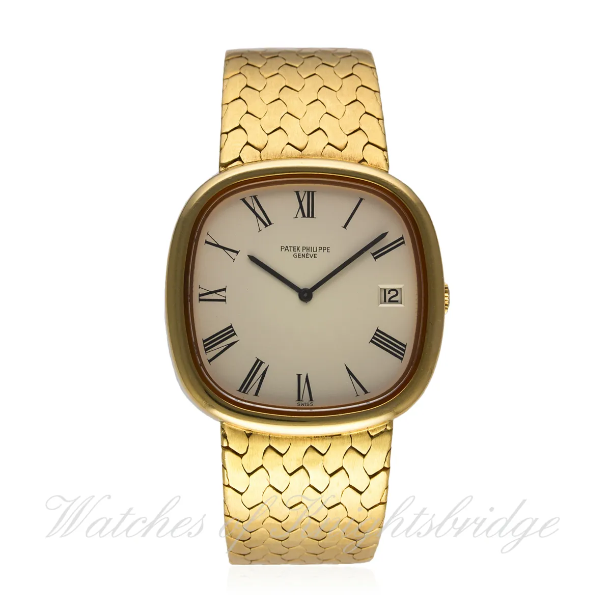 Patek Philippe Golden Ellipse 3604/1 36mm Yellow gold Silver