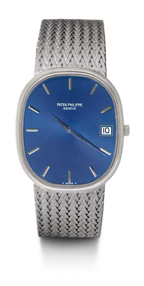 Patek Philippe Ellipse 3605/1 38mm White gold Blue