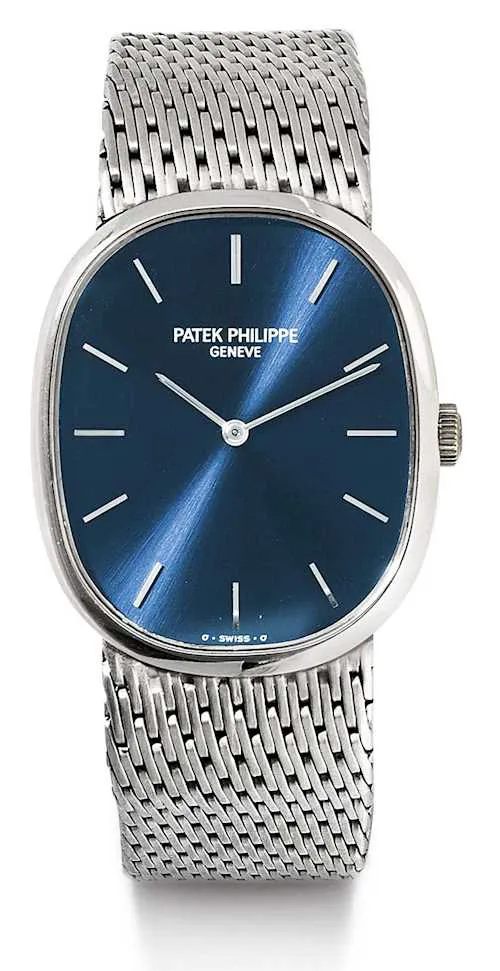 Patek Philippe Ellipse 3748 32mm White gold Blue