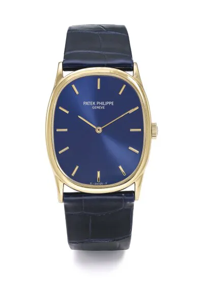 Patek Philippe Ellipse 3846 32mm Yellow gold Blue