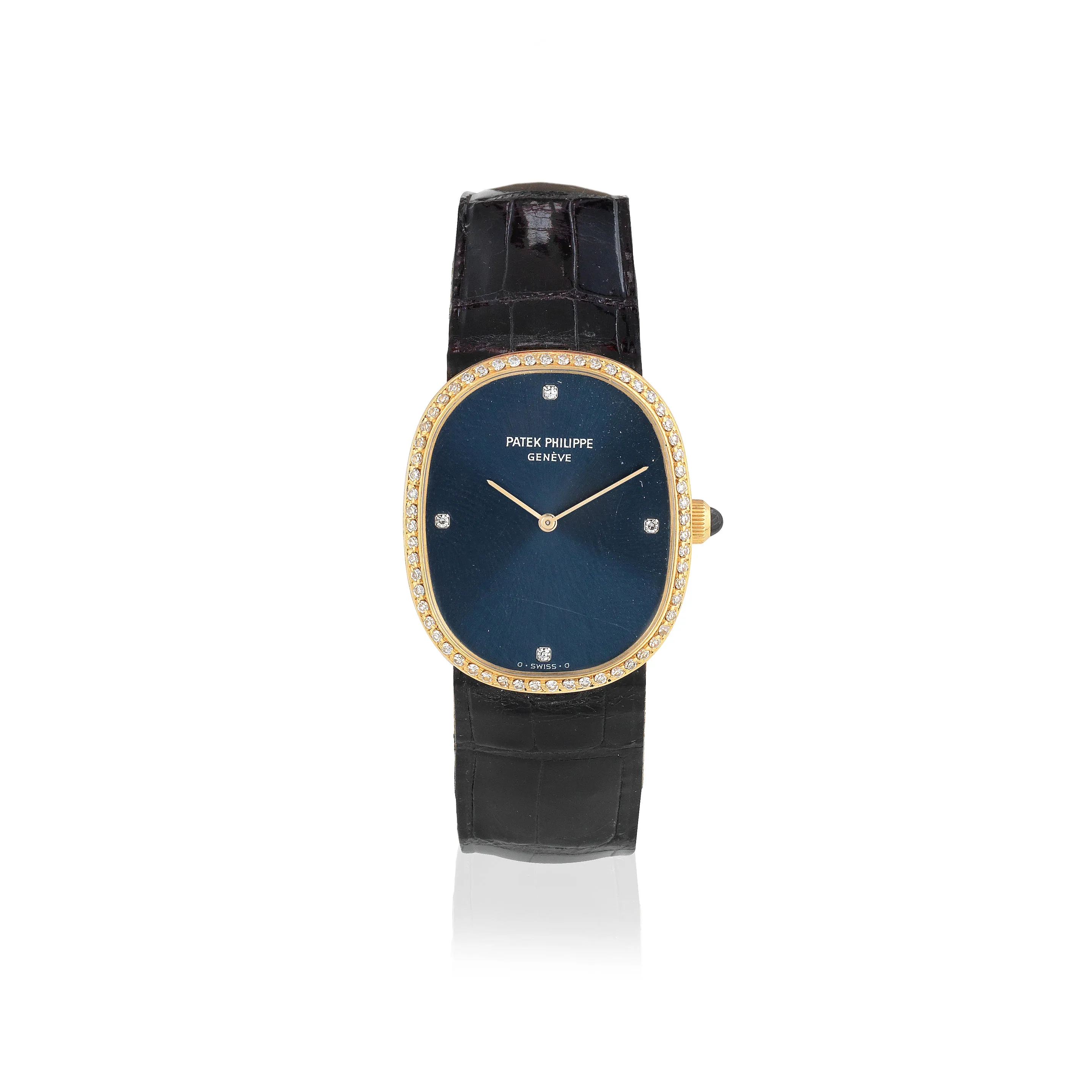 Patek Philippe Ellipse 3849 26mm Yellow gold Turquoise