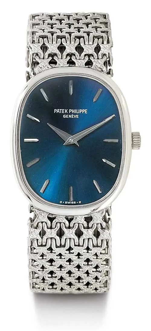 Patek Philippe Ellipse 4226 28mm White gold Blue