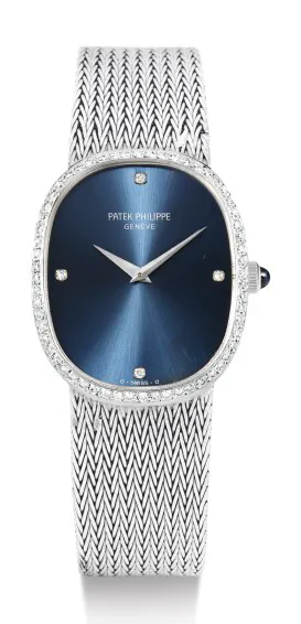 Patek Philippe Ellipse 3849/4 22mm White gold Blue