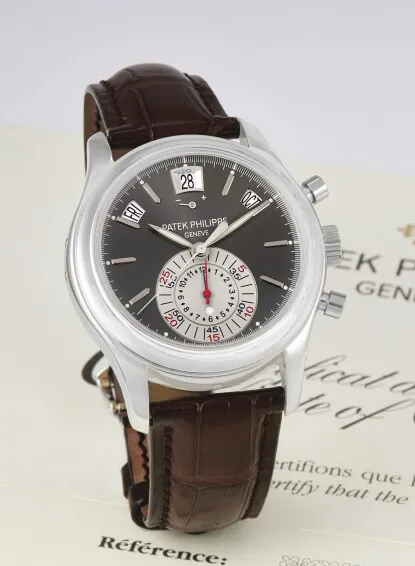 Patek Philippe Annual Calendar Chronograph 5960P 40mm Platinum Gray