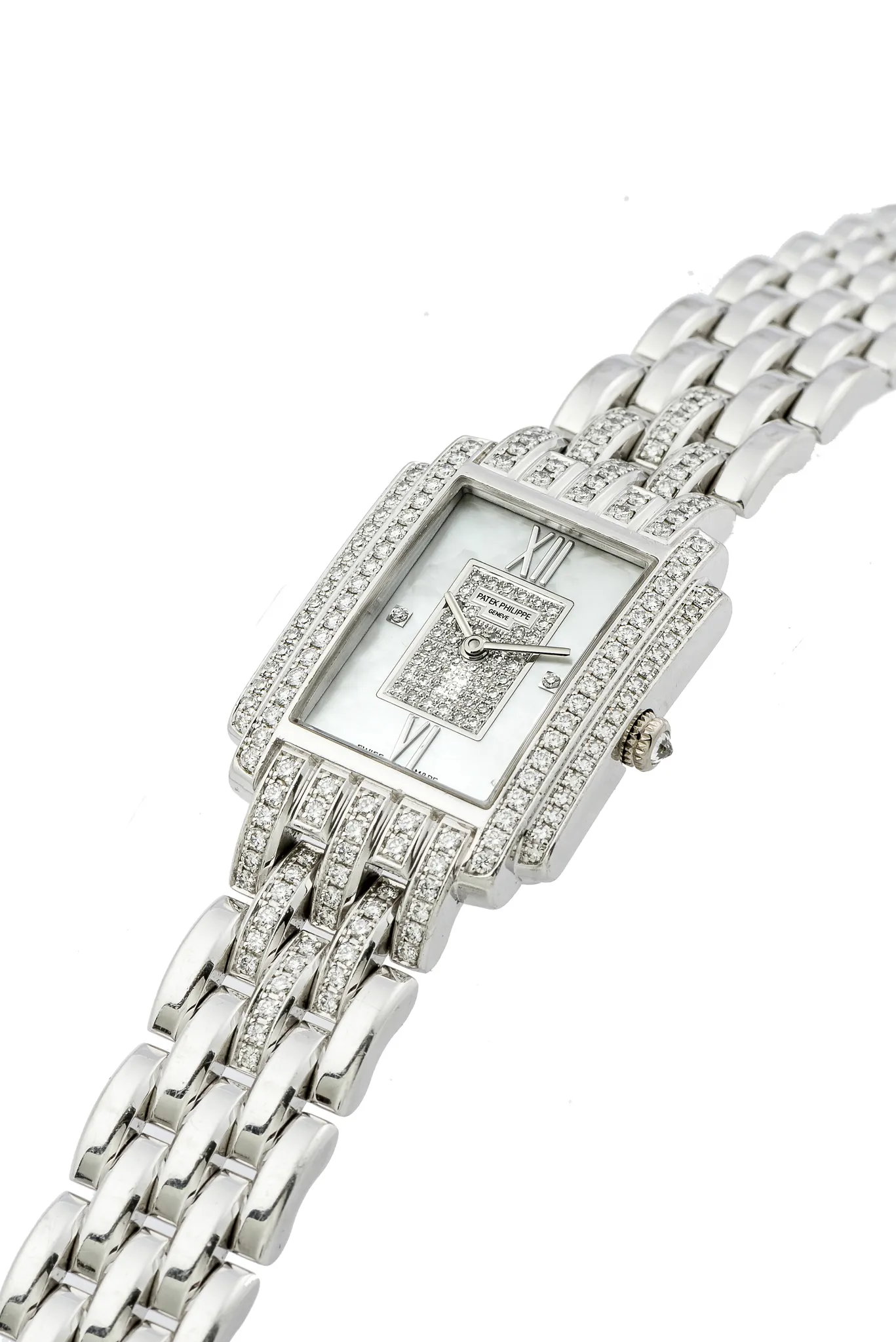 Patek Philippe Gondolo 4825 / 120G - 001 22mm White gold Mother-of-pearl