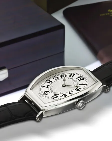 Patek Philippe Gondolo 5098 50mm Platinum Silver