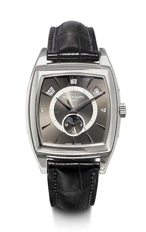 Patek Philippe Gondolo 5135P 40mm Platinum Anthracite with diamonds