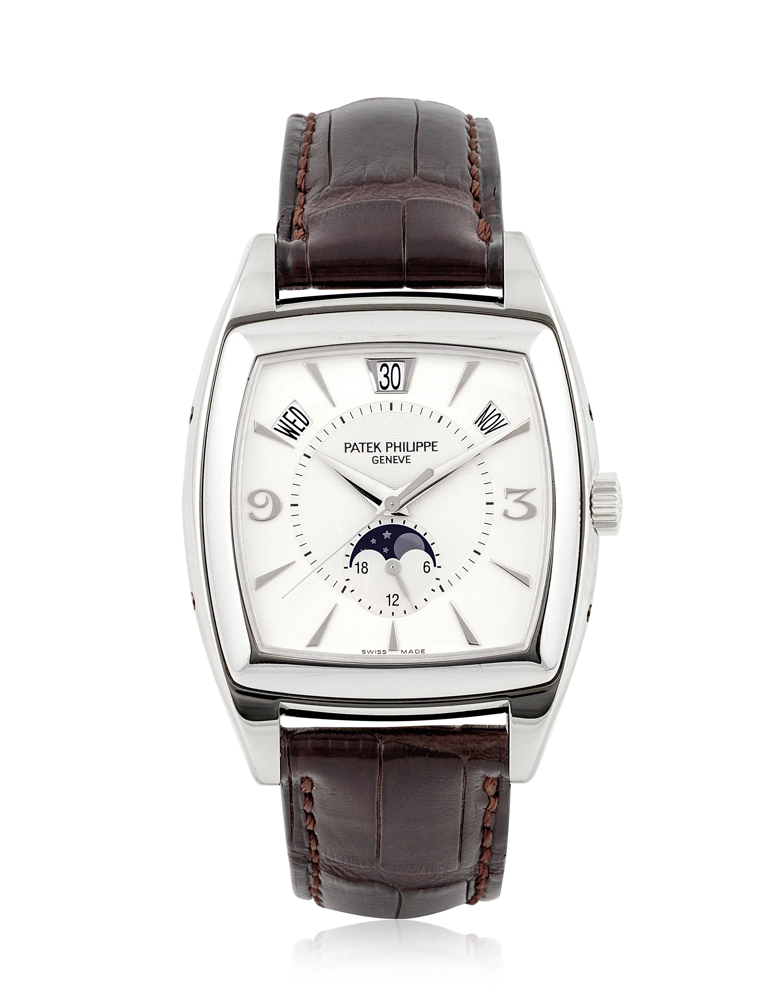 Patek Philippe Gondolo 5135G 38.5mm White gold Silver