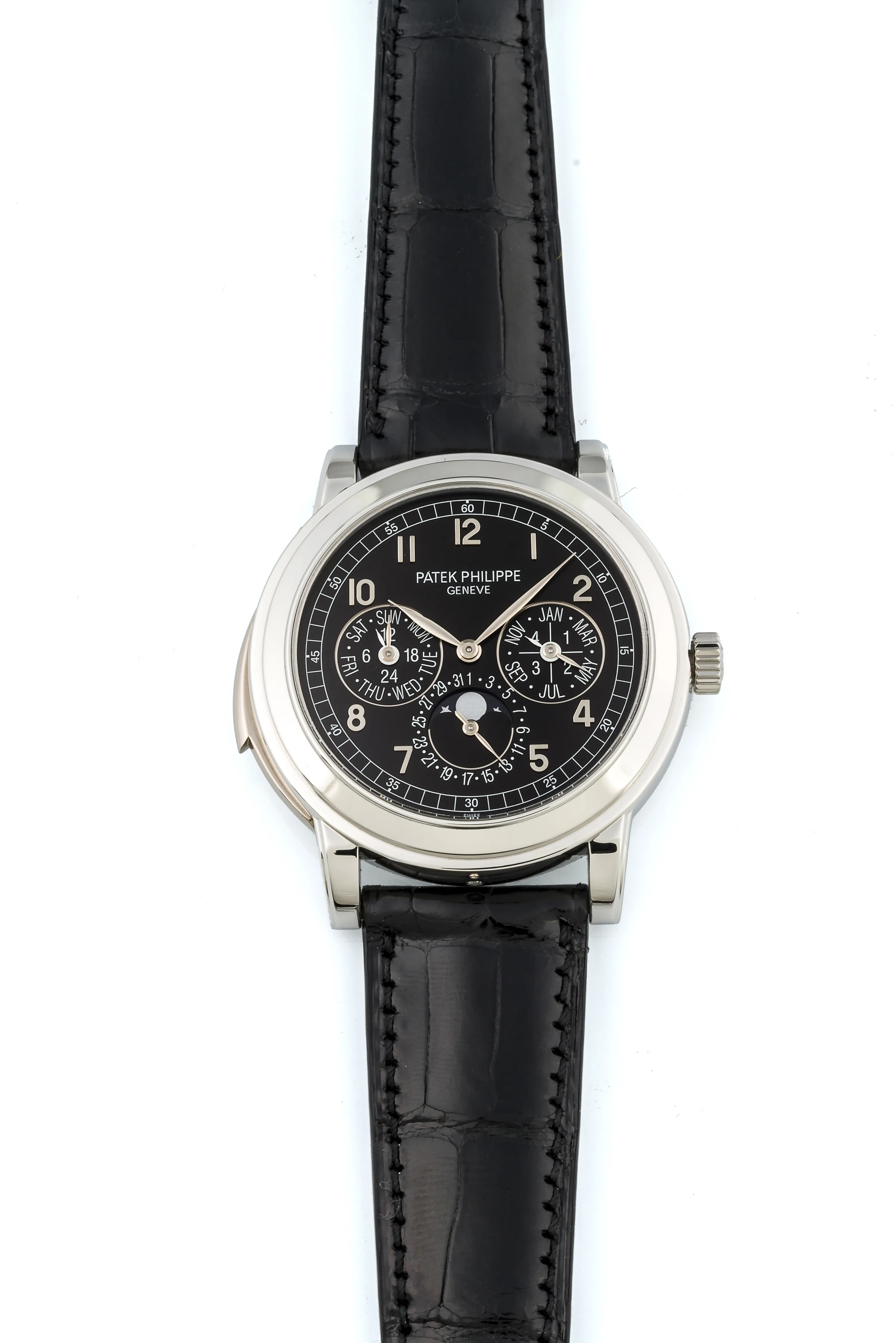 Patek Philippe Minute Repeater Perpetual Calendar 5074P 42mm Platinum Black 2