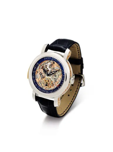 Patek Philippe Perpetual Calendar 5104 43mm Platinum and Rose gold Skeletonized 1