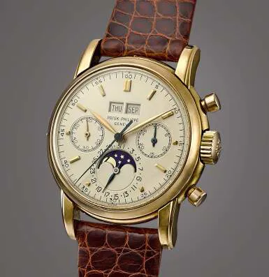 Patek Philippe Perpetual Calendar Chronograph 2499 37mm Yellow gold Silver