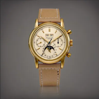 Patek Philippe Perpetual Calendar Chronograph 2499 37mm Yellow gold Silver 1