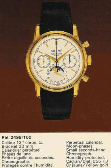 Patek Philippe Perpetual Calendar Chronograph 2499 37mm Yellow gold Silver 4