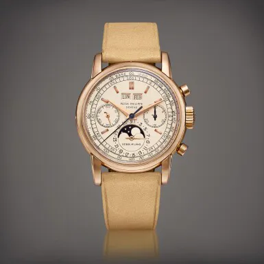 Patek Philippe Perpetual Calendar Chronograph 2499 37.5mm Rose gold Silver 1