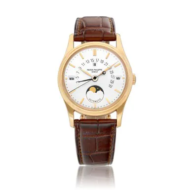 Patek Philippe Perpetual Calendar 5050 36mm Rose gold Silver