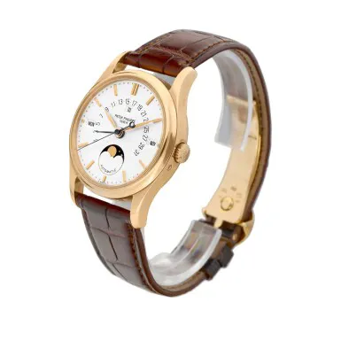 Patek Philippe Perpetual Calendar 5050 36mm Rose gold Silver 1