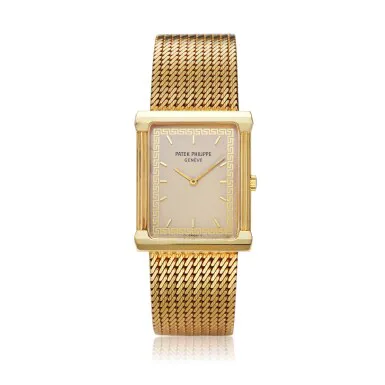 Patek Philippe Les Grecques 3775/1 25mm Yellow gold Silver