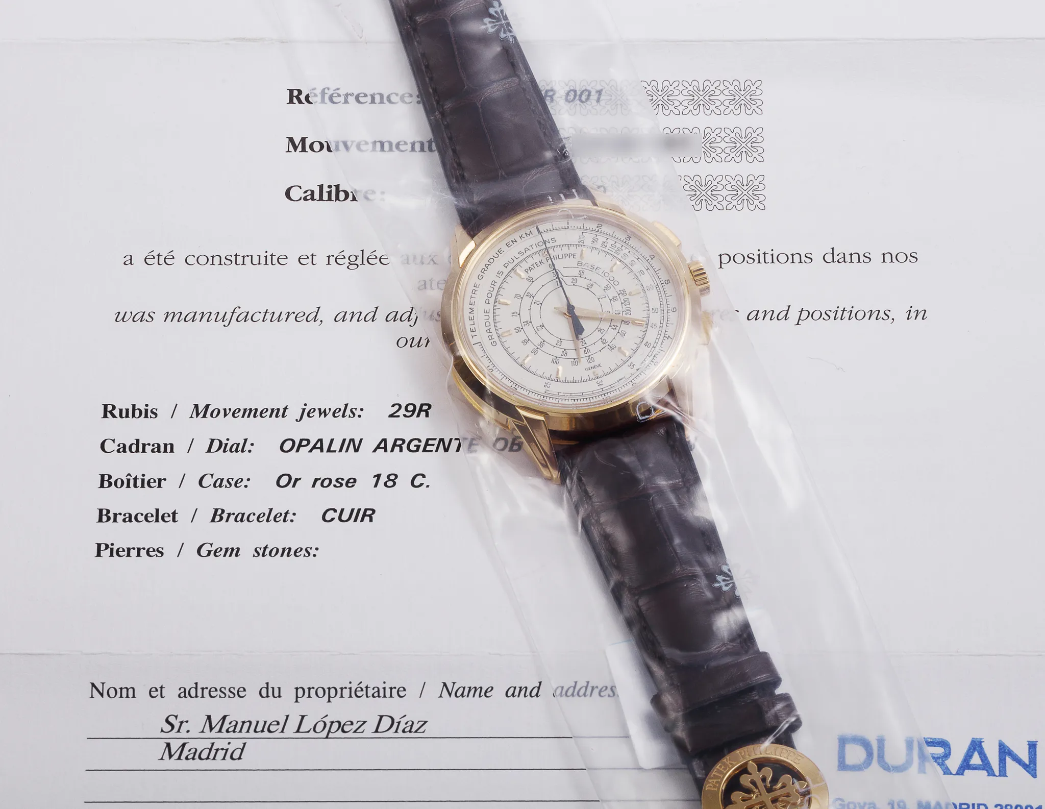 Patek Philippe Multi-Scale Chronograph 5975R 40mm Silver