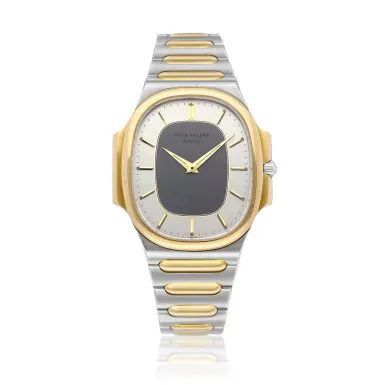 Patek Philippe Nautilus 3770 35.5mm Yellow gold Silver