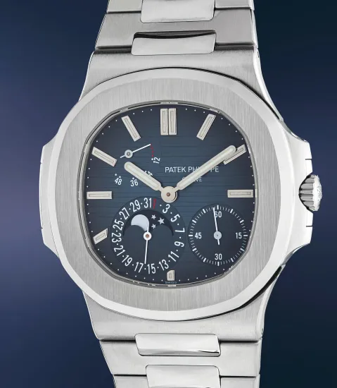 Patek Philippe Nautilus Moonphase 5712/1A-001 42.5mm Stainless steel Blue