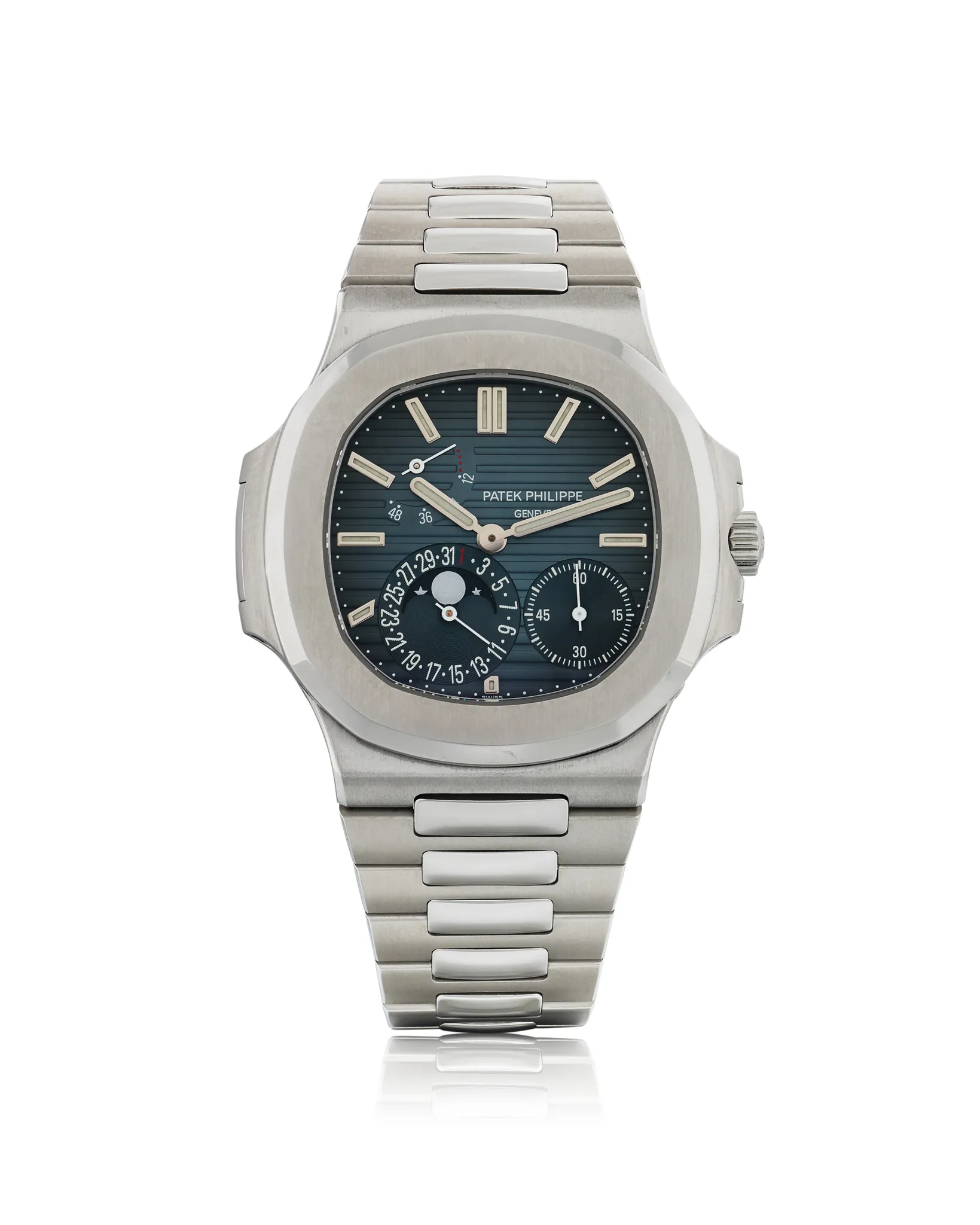 Patek Philippe Nautilus Moonphase 5712/1A-001 43mm Stainless steel Blue