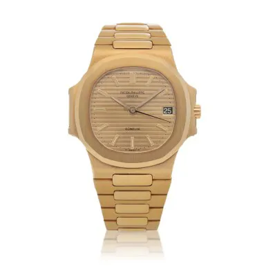 Patek Philippe Nautilus 3800/1J 37mm Yellow gold Champagne