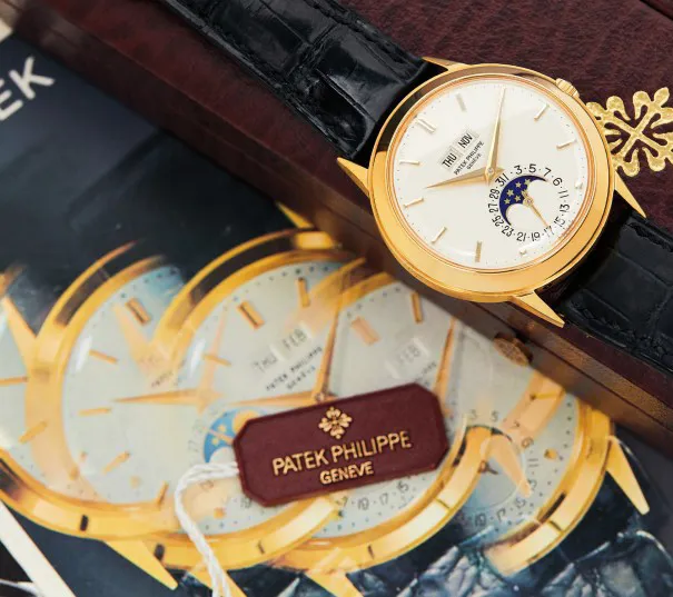 Patek Philippe Perpetual Calendar 3448 37.5mm Yellow gold White 1