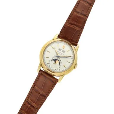 Patek Philippe Perpetual Calendar 2438/1 37mm Yellow gold Silver 5