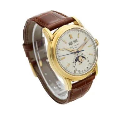 Patek Philippe Perpetual Calendar 2438/1 37mm Yellow gold Silver 6