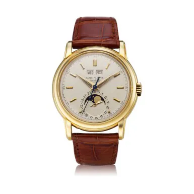 Patek Philippe Perpetual Calendar 2438/1 37mm Yellow gold Silver