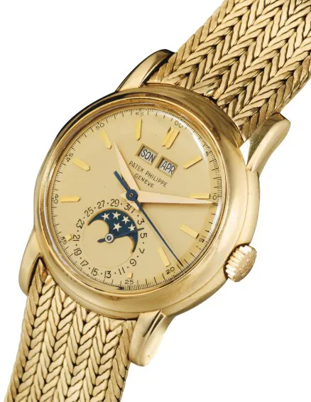 Patek Philippe Perpetual Calendar 2438/1 37mm Yellow gold Silver