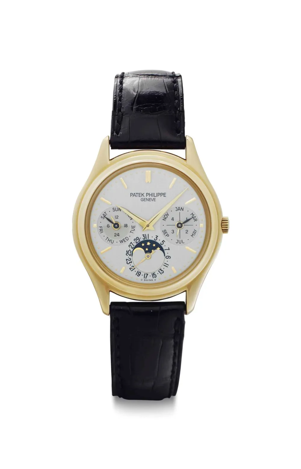 Patek Philippe Perpetual Calendar 3940J 36mm Yellow gold Silver