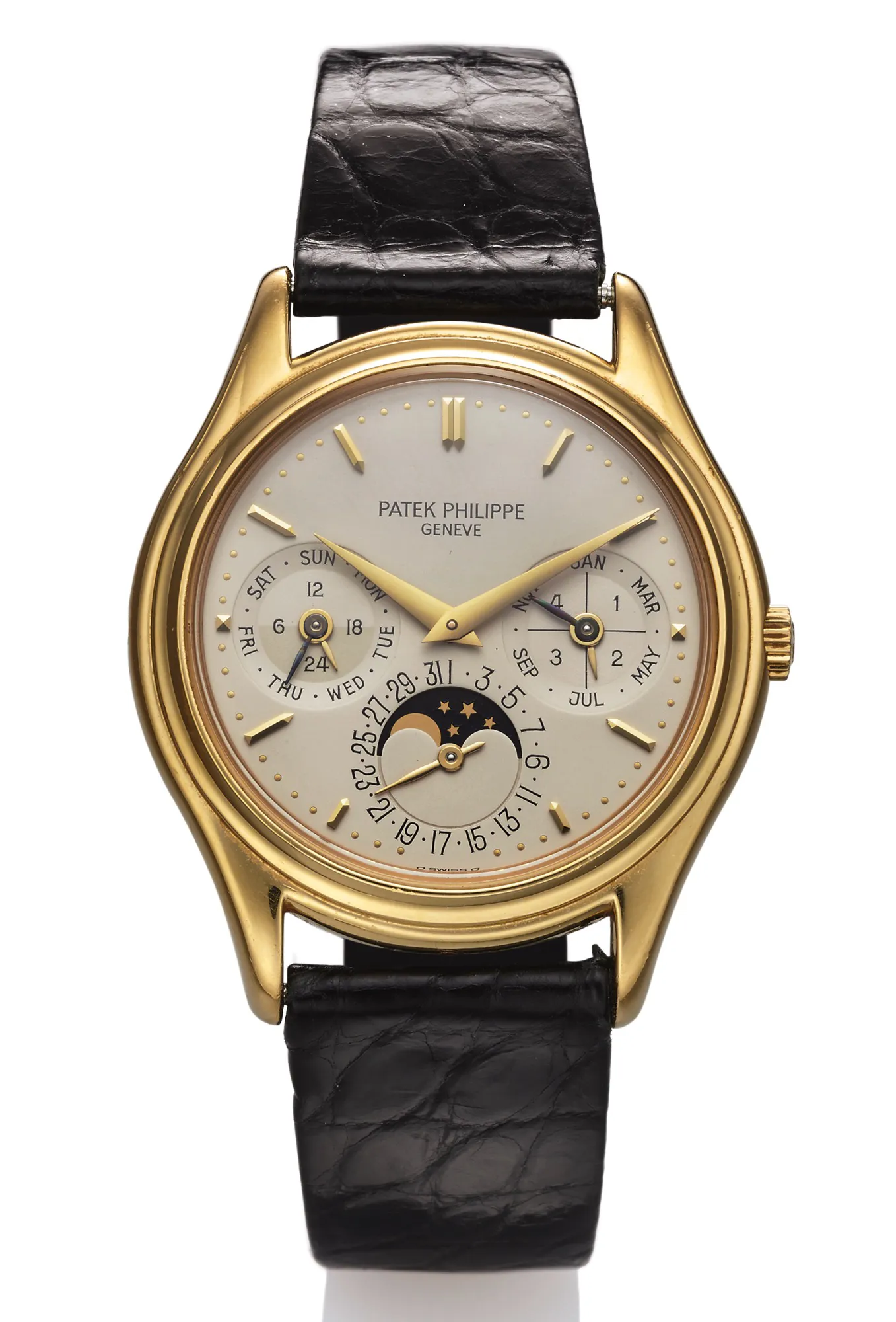 Patek Philippe Perpetual Calendar 3940J 36mm Yellow gold Silver