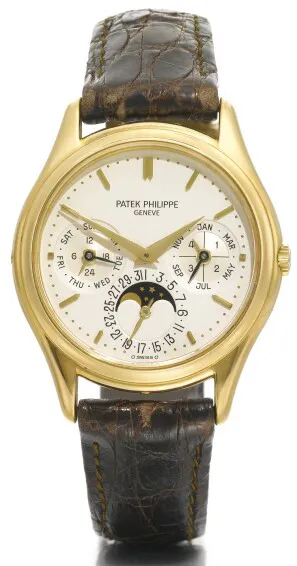 Patek Philippe Perpetual Calendar 3940J 36mm Yellow gold Silver