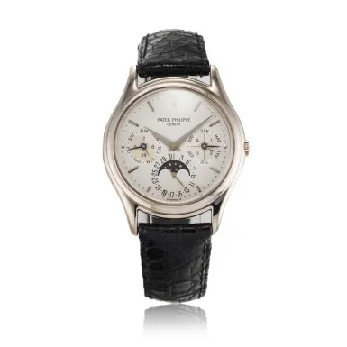 Patek Philippe Perpetual Calendar 3941G 36mm White gold Silver