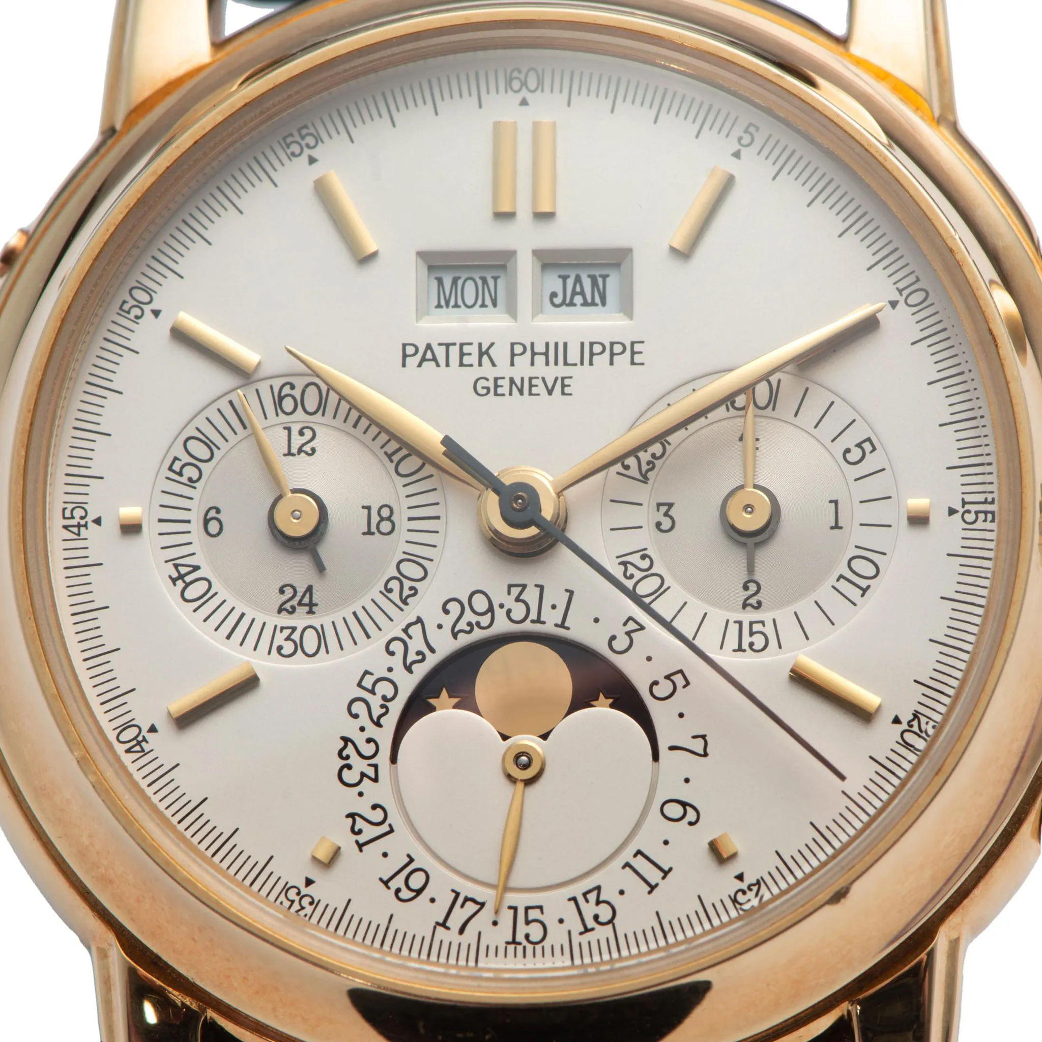 Patek Philippe Perpetual Calendar 3971/EJ 36mm Yellow gold White 3