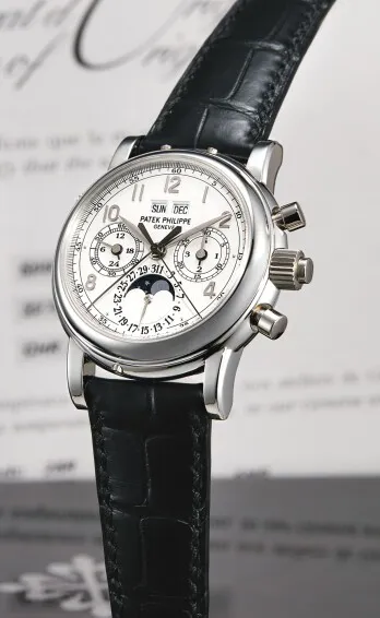 Patek Philippe Perpetual Calendar Split-Seconds Chronograph 5004P-021 36.5mm Platinum Silver