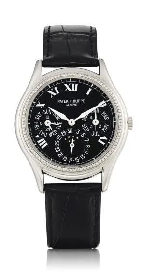 Patek Philippe Perpetual Calendar 5038 36mm White gold Black