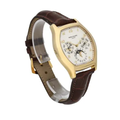 Patek Philippe Perpetual Calendar 5040 36mm Yellow gold Silver 4