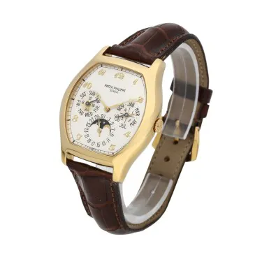 Patek Philippe Perpetual Calendar 5040 36mm Yellow gold Silver 5